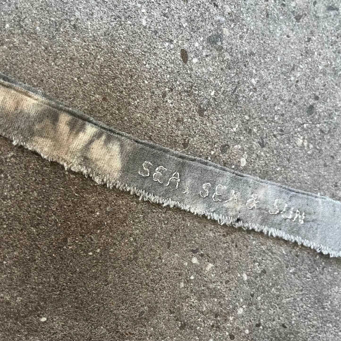 Porte-clefs upcycling « Sea, sex & sun »