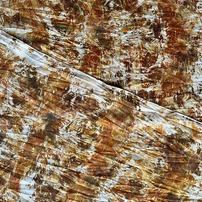 Ecoprint soie atelier teinture naturelle