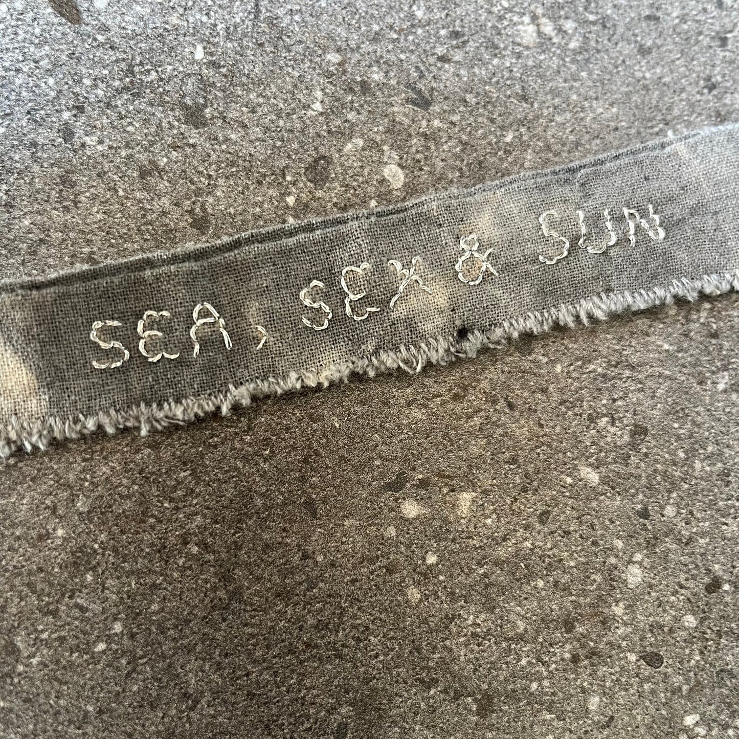 Porte-clefs upcycling « Sea, sex & sun »
