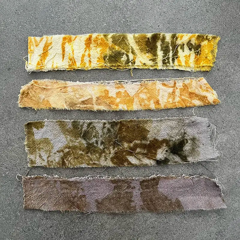 Kit DIY Upcycling Vêtement Coton Teinture Végétale Ecoprint Oignon
